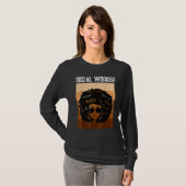 Social Worker Black History Queen Melanin Afro Afr T-shirt (Voorkant volledig)