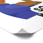 Social Worker Black Rosie The Riveter Poster (Hoek)