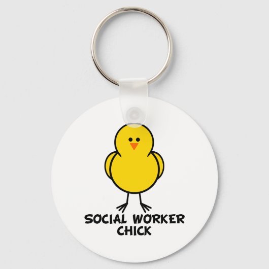 Social Worker Chick Sleutelhanger (Voorkant)