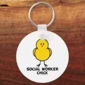 Social Worker Chick Sleutelhanger (Voorkant)