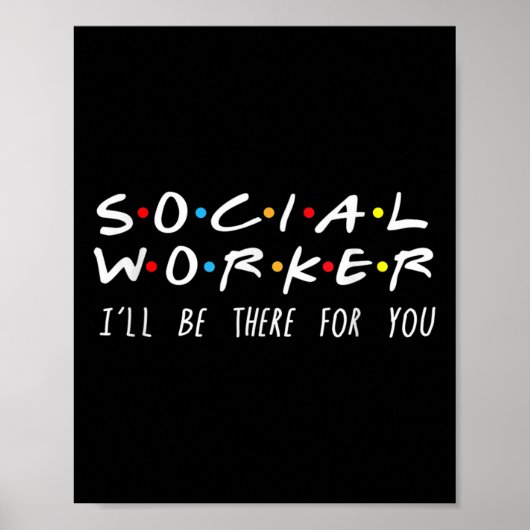 Social Worker I'll Be There For You Christmas  Poster (Voorkant)