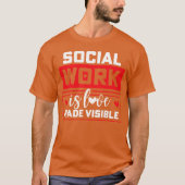Social Worker Love boy T-shirt (Voorkant)