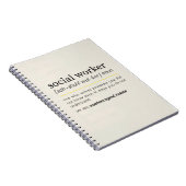  Social Worker noun Notitieboek (Rechterzijde)