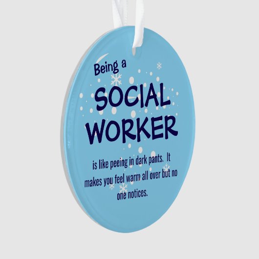 Social Worker Ornament (voorkant)