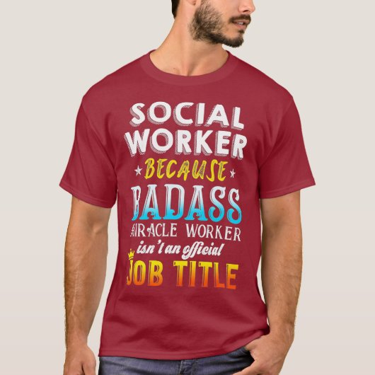 Social Worker   Social Work Month Gifts T-shirt (Voorkant)