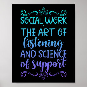 Social Worker Social Work Poster
