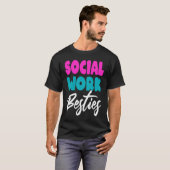 Social Worker Work Coworkers Best Friend Graduatio T-shirt (Voorkant volledig)