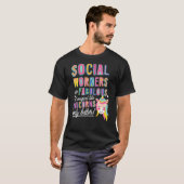 Social Workers Are Fabulous Magical Like Unicorns  T-shirt (Voorkant volledig)