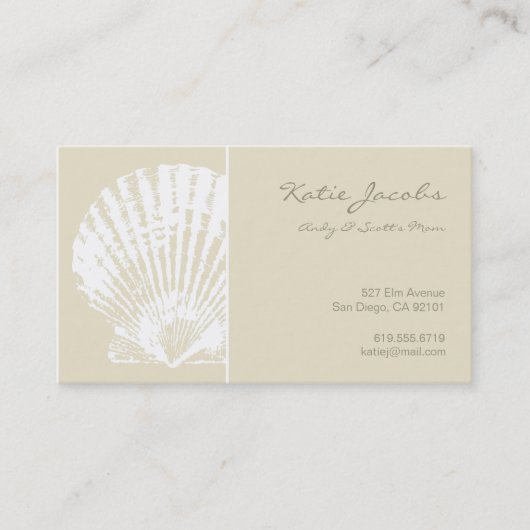 Sociale afluisterkaarten contactkaartje (Voorkant)