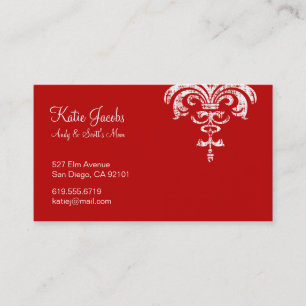 Sociale afluisterkaarten contactkaartje