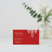 Sociale afluisterkaarten contactkaartje (Staand voorkant)