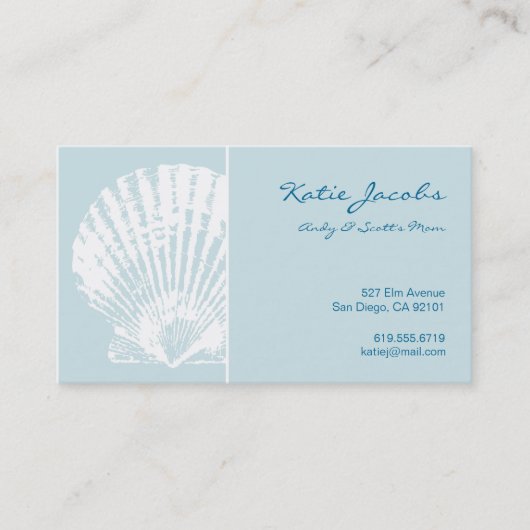 Sociale afluisterkaarten contactkaartje (Voorkant)