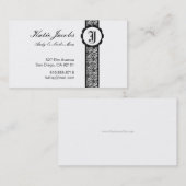 Sociale afluisterkaarten contactkaartje (Voorkant / Achterkant)