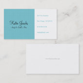 Sociale afluisterkaarten contactkaartje (Voorkant / Achterkant)