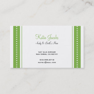 Sociale afluisterkaarten contactkaartje