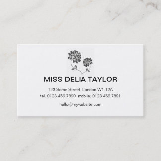 Sociale afluisterkaarten contactkaartje