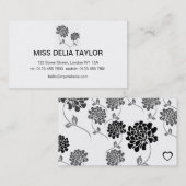 Sociale afluisterkaarten contactkaartje (Voorkant / Achterkant)