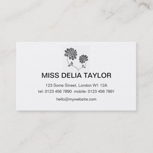 Sociale afluisterkaarten contactkaartje (Voorkant)