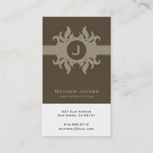 Sociale afluisterkaarten contactkaartje (Voorkant)