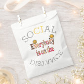 Sociale afstand recentste COVID19 Inspirerend idee Bedankzakje (Geknipt)