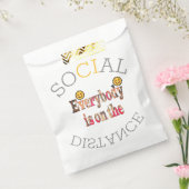 Sociale afstand recentste COVID19 Inspirerend idee Bedankzakje (Gezegeld)