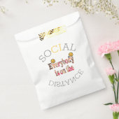 Sociale afstand recentste COVID19 Inspirerend idee Bedankzakje (Gezegeld)