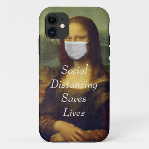 sociale afstanden redden levens Case-Mate iPhone case
