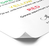 Sociale afstanden Wristband Weddenschap Poster (Hoek)