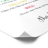 Sociale afstanden Wristband Weddenschap Poster (Hoek)