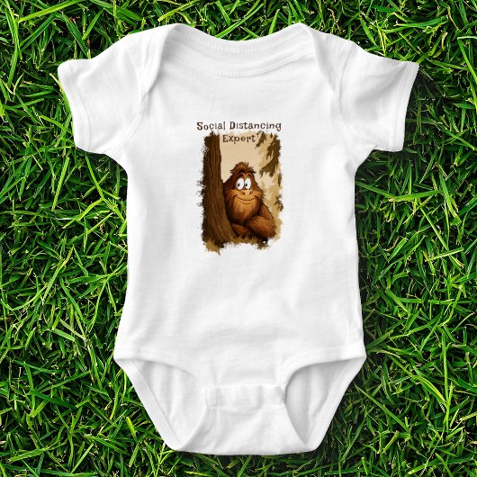 Sociale Afstandsdeskundige Sasquatch Romper