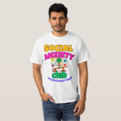 SOCIALE ANGSTCLUB T-SHIRT (Voorkant volledig)