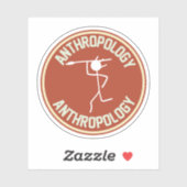 Sociale Antropologie, Antropologie Student Sticker (Vel)