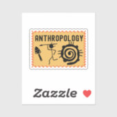 Sociale Antropologie, Antropologie Student Sticker (Vel)