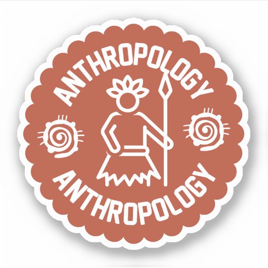 Sociale Antropologie, Antropologie Student Sticker (Voorkant)