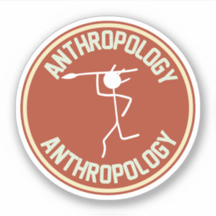 Sociale antropologie, antropologiestudent sticker