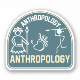 Sociale antropologie, antropologiestudent   sticker