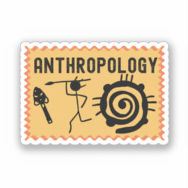 Sociale antropologie, antropologiestudent   sticker