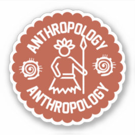 Sociale antropologie, antropologiestudent   sticker