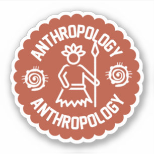 Sociale antropologie, antropologiestudent   sticker