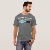 Sociale Arbeider in Voortgang MSW Masters Afstuder T-shirt (Voorkant volledig)