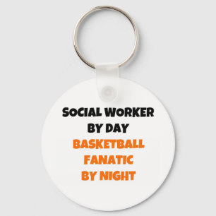Sociale Arbeider op dag Basketball Fantair van nac Sleutelhanger