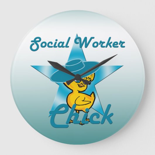 Sociale arbeiderskoppel 7 grote klok (Voorkant)