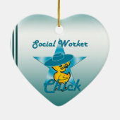 Sociale arbeiderskoppel 7 keramisch ornament (Achterkant)