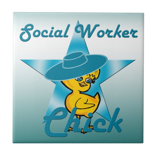 Sociale arbeiderskoppel 7 tegeltje (Voorkant)