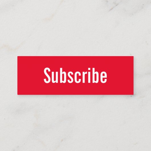 Sociale basismediakaart mini visitekaartje (Achterkant)