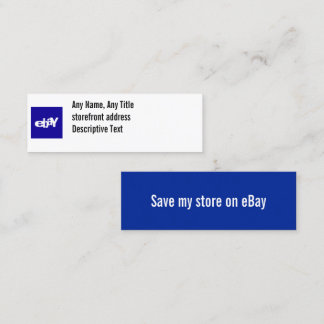 Sociale basismediakaart mini visitekaartje