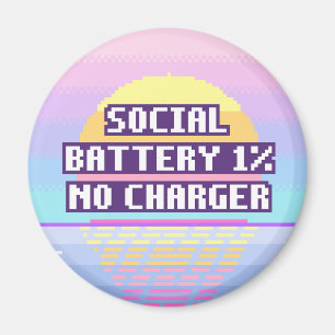 Sociale batterij 1%, geen Pixel-magneet oplader Magneet