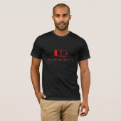 Sociale Batterij 1% Grappige Introvert Batterijsta T-shirt (Voorkant volledig)