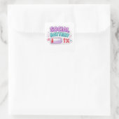 Sociale Batterij 1% Introvert Sticker (Tas)