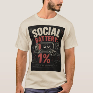 Sociale batterij: 1% t-shirt